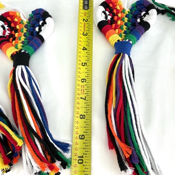 Macrame PRIDE Heart, Handmade - Picture 2 of 4